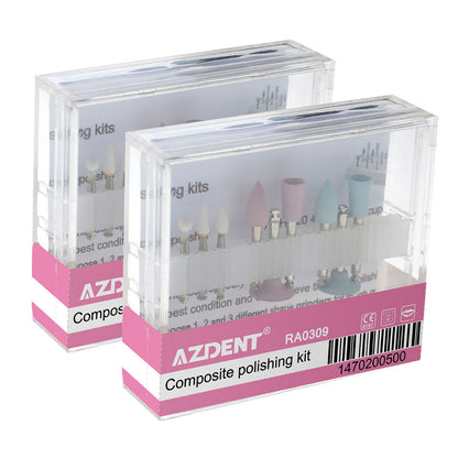 AZDENT Dental Composite Polishing Kit RA 0309 9pcs/Kit-azdentall.com