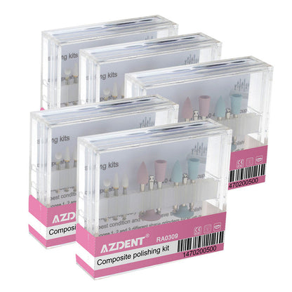 AZDENT Dental Composite Polishing Kit RA 0309 9pcs/Kit-azdentall.com