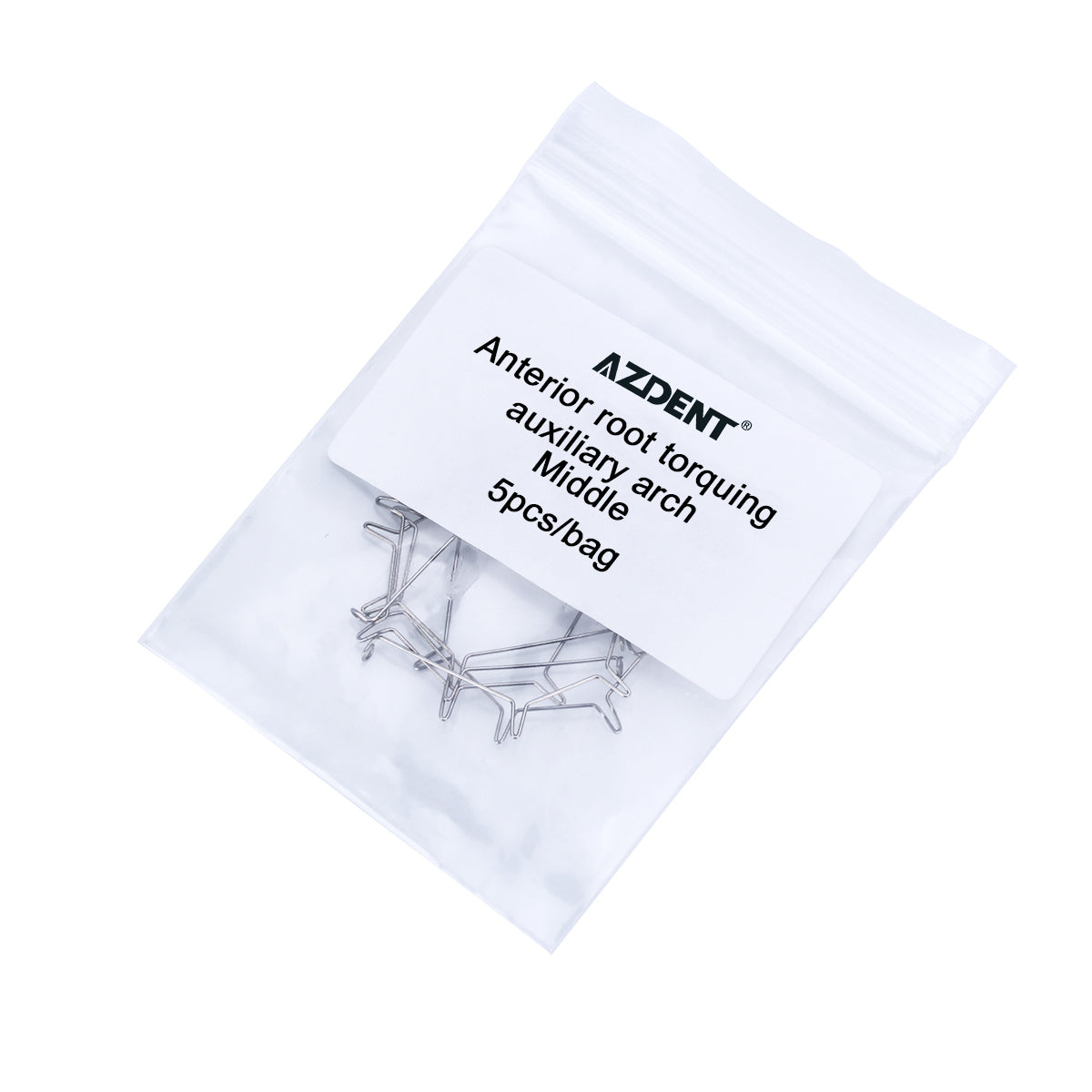 AZDENT Anterior Root Torquing Auxiliary Arch Middle 5pcs/Bag - azdentall.com