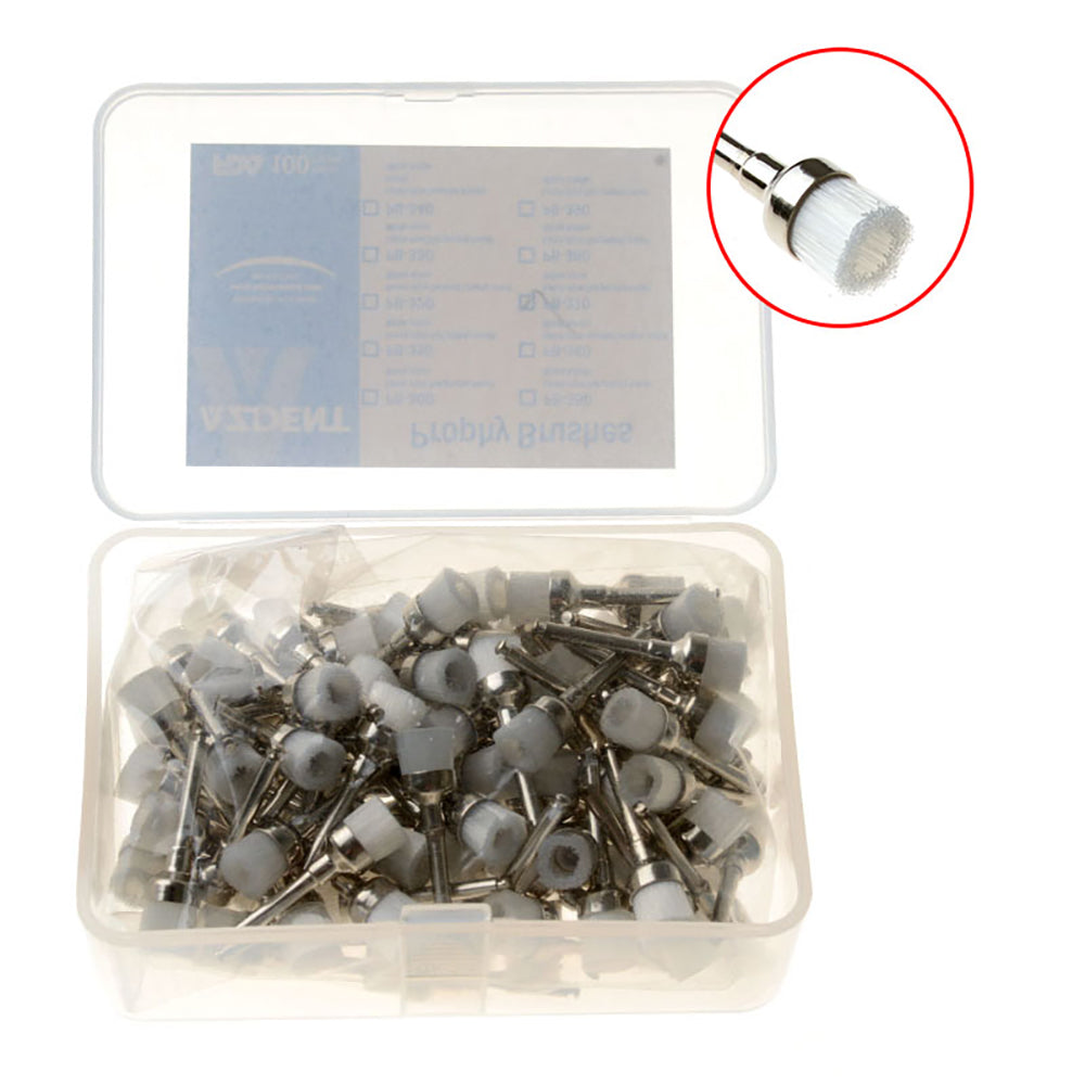 AZDENT Dental Polishing Prophy Brush Nylon 100p/Box-azdentall.com