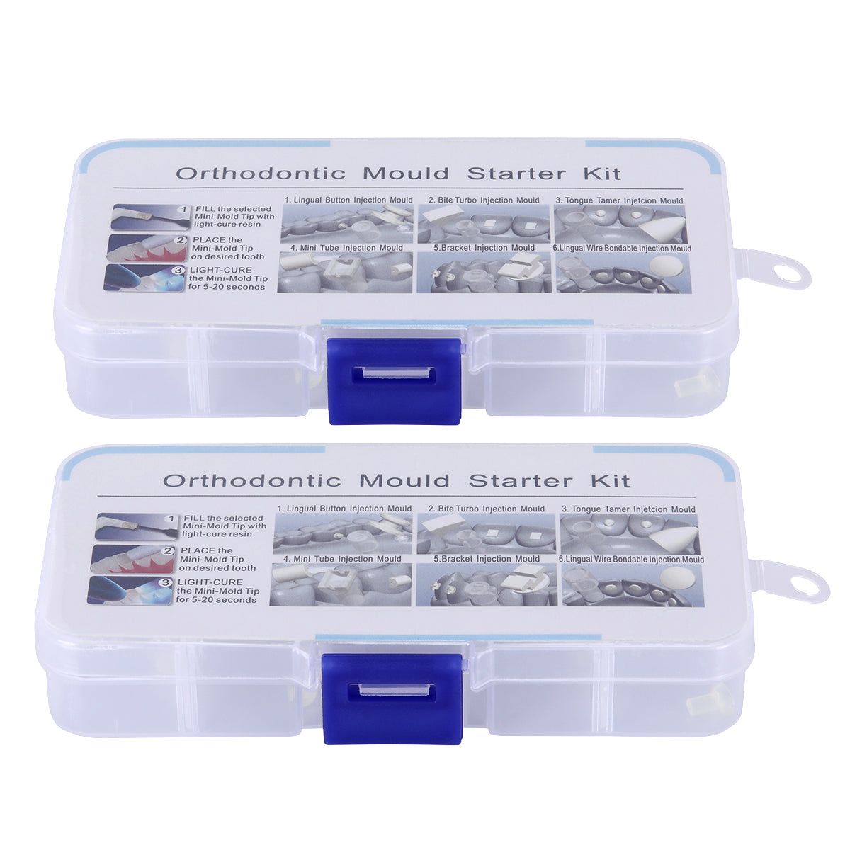 2kits Dental Mini Orthodontic Accessories Injection Mould Quick Built & Aesthetics - azdentall.com