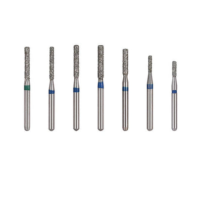 AZDENT Diamond Bur SF Series Full Size Flat End Cylinder 5pcs/Pack